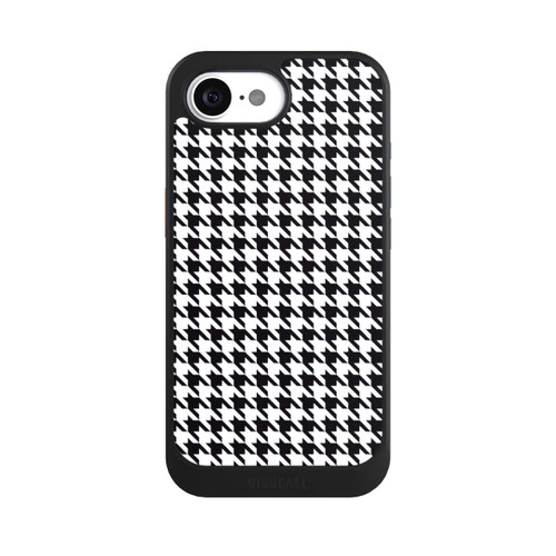 Apple iPhone 16e NIVOcore Houndstooth black-white