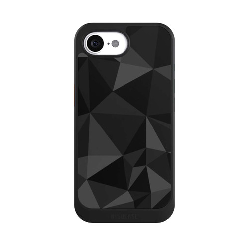 Apple iPhone 16e NIVOcore Polygon Pattern Black