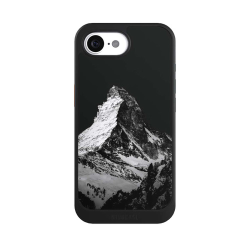 Apple iPhone 16e NIVOcore Snow Capped Mountains grey