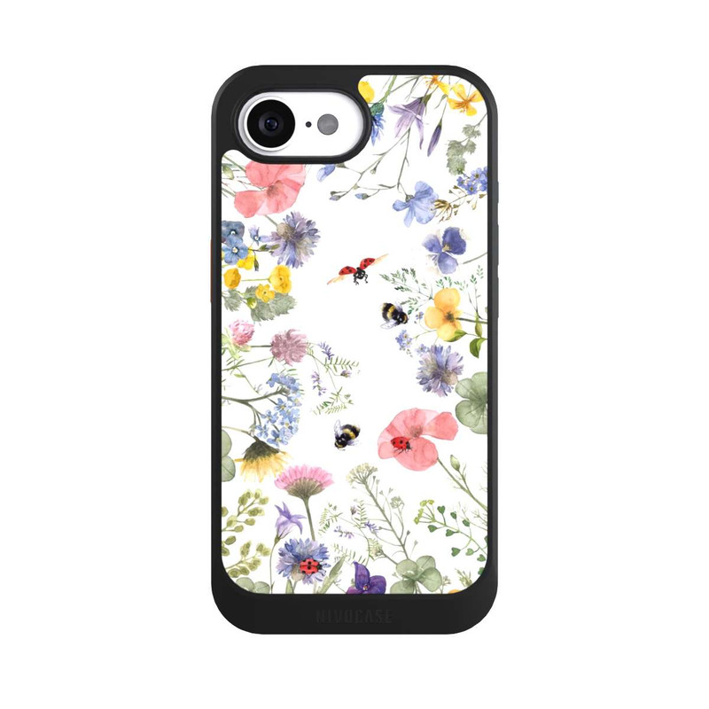 iPhone 16e NIVOcore Colourful Spring Flowers and Bees
