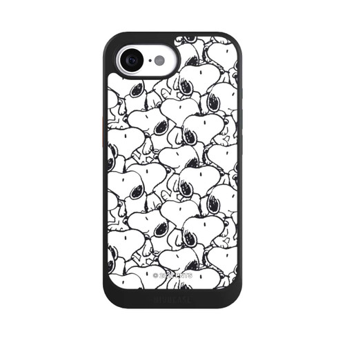 Apple iPhone 16e NIVOcore Snoopy Pattern Black And White