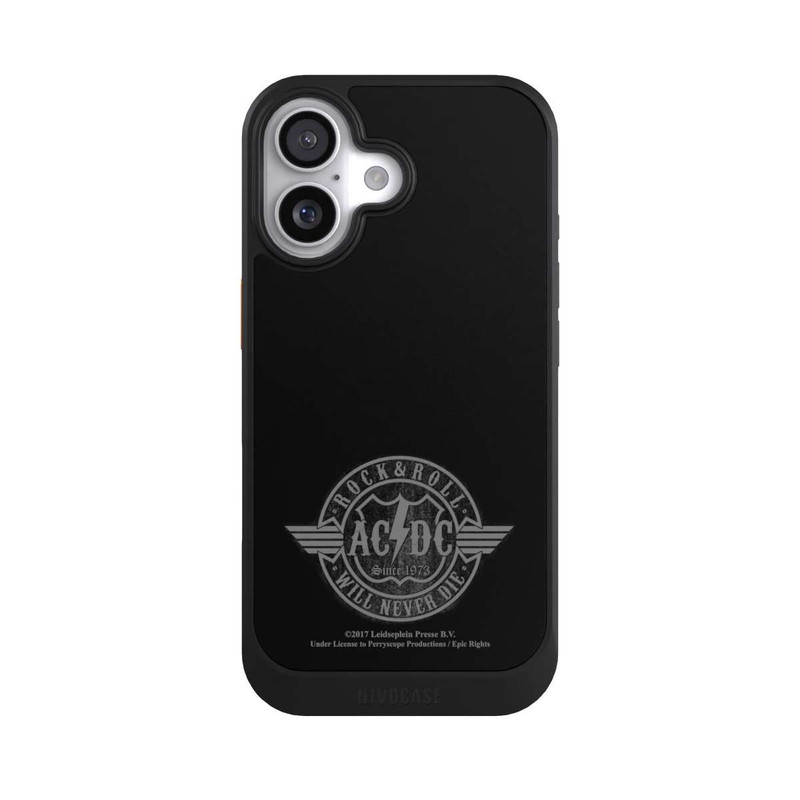 iPhone 17 NIVOcore ACDC Rock and Roll Grau