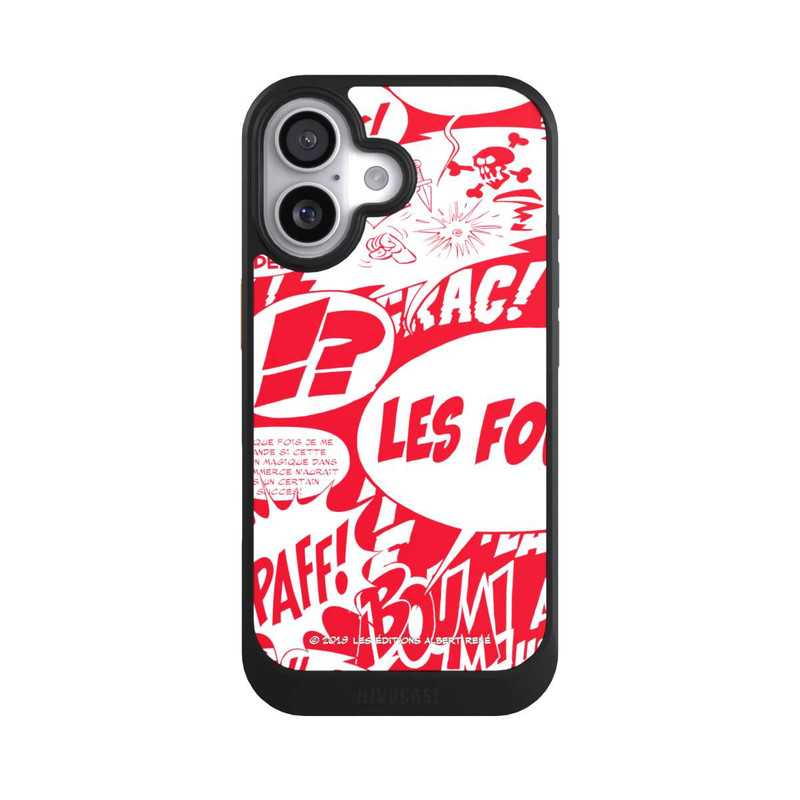 iPhone 17 NIVOcore Speech Bubbles Asterix Red