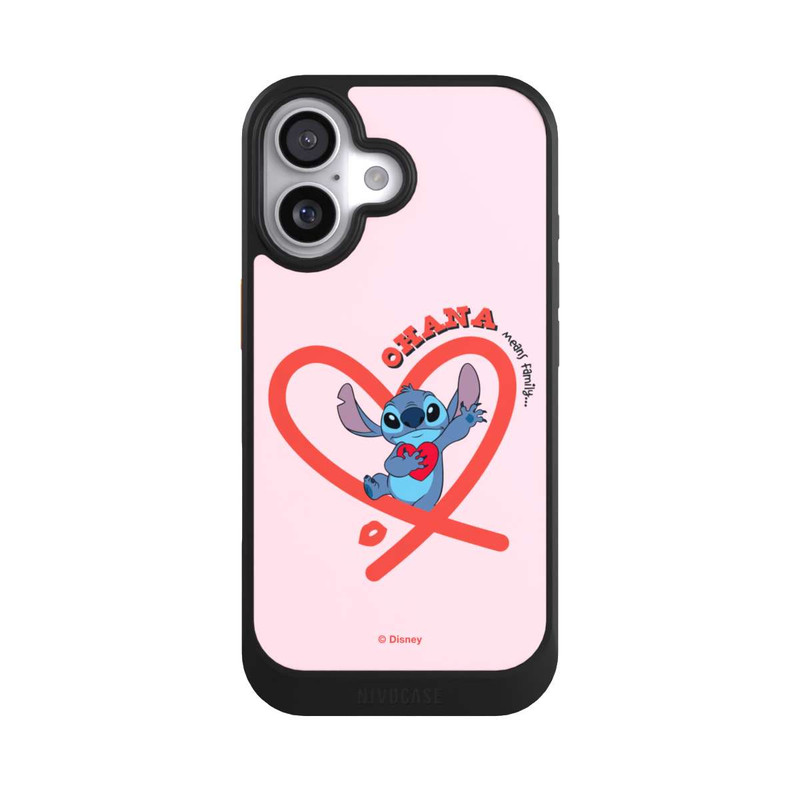 iPhone 17 NIVOcore Stitch Ohana Rosa Herz