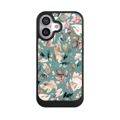  NIVOcore Abstrakte Blumenblätter grün