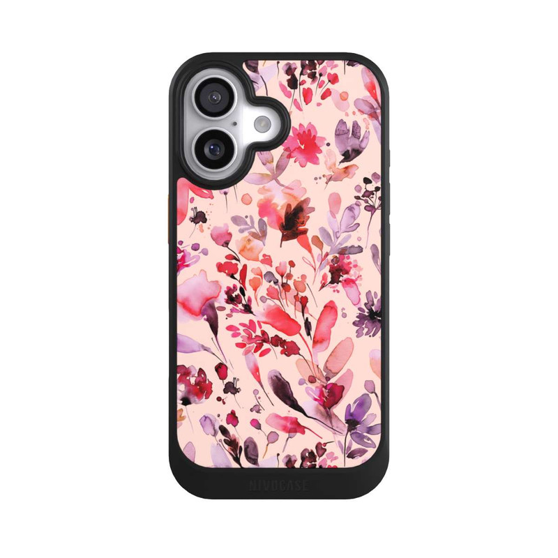 iPhone 17 NIVOcore Artsy Flowers Viva Magenta