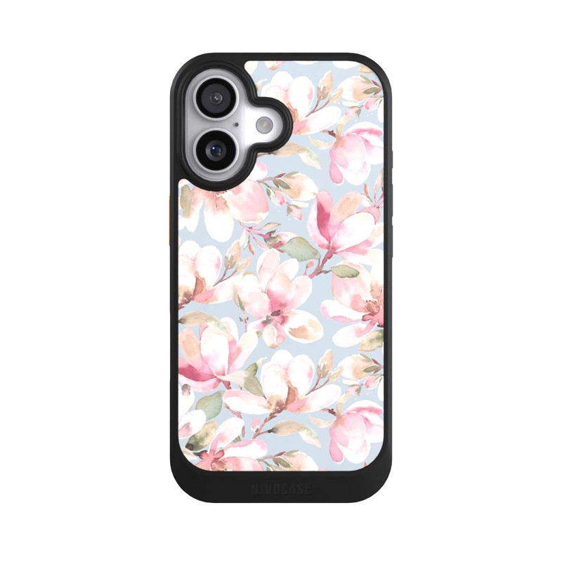 iPhone 17 NIVOcore Magnolia flowers pastel pink