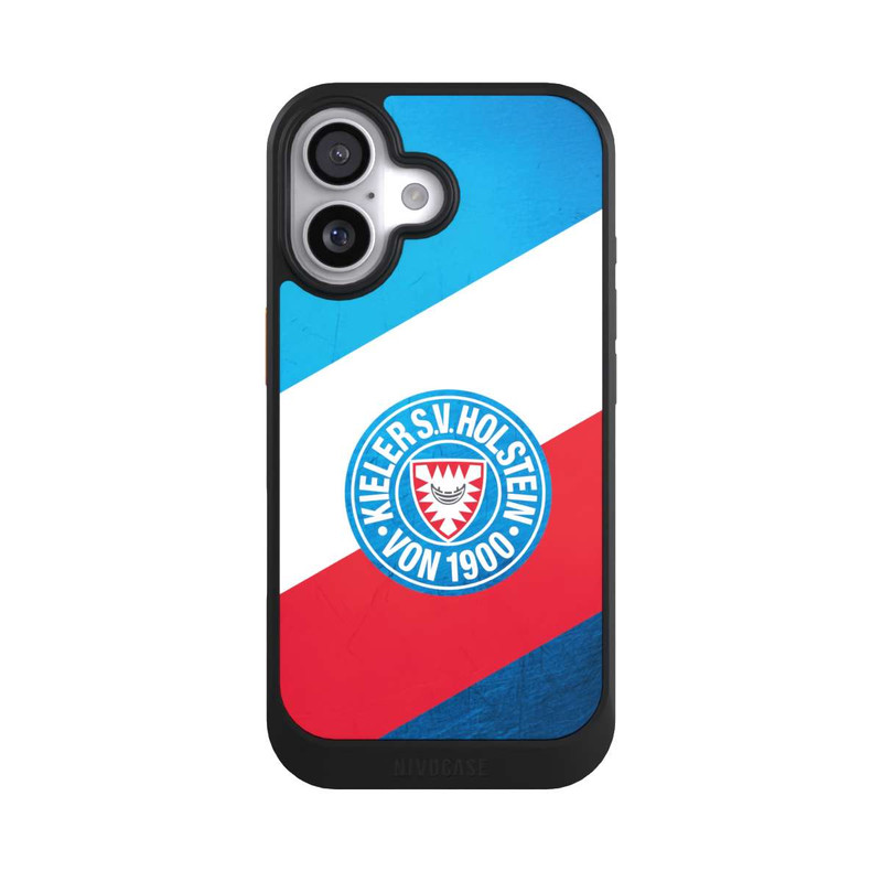 iPhone 17 NIVOcore Holstein Kiel Logo Streifen Scratch