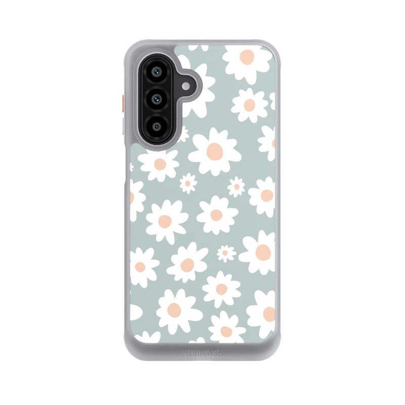 Galaxy A17 5G NIVOcore Daisy Flower Seamless Pattern Green