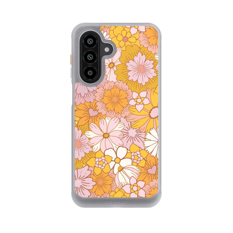 Galaxy A17 5G NIVOcore Retro Flower Walpaper Yellow