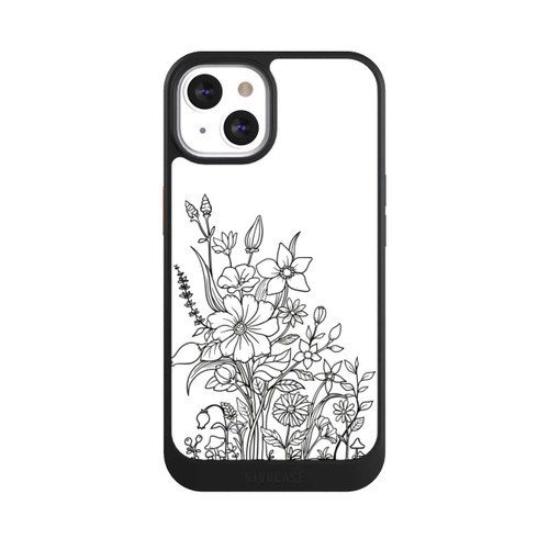 Apple iPhone 13 NIVOcore Flowers Line Art