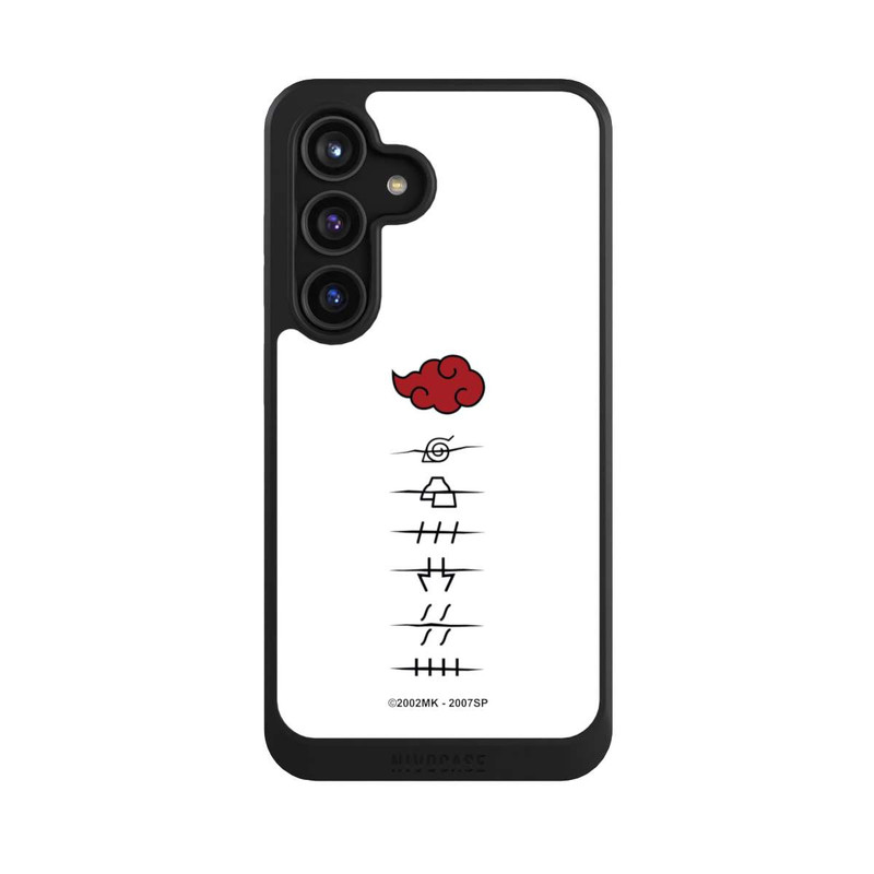 Galaxy S24 NIVOcore Akatsuki member symbols white