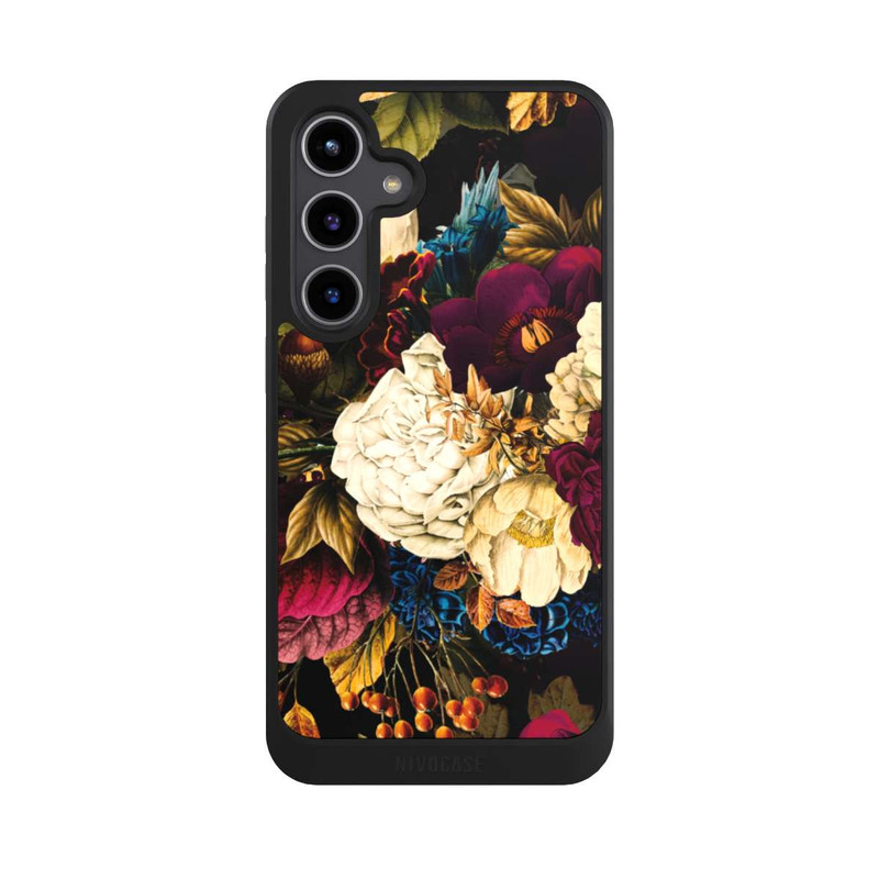 Galaxy S24 + NIVOcore Fleurs vintage sombres