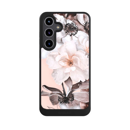 Samsung Galaxy S24+ NIVOcore Mur de fleurs roses