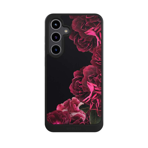 Samsung Galaxy S24+ NIVOcore Roses Vintage sur Fond Noir