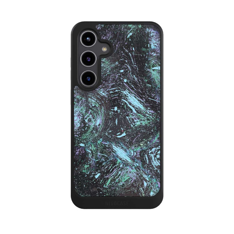 Galaxy S24 + NIVOcore Résumé Dégoulinant De Poussière Pourpre