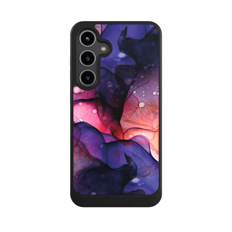 Galaxy S24 + NIVOcore Art Liquide Violet Rose