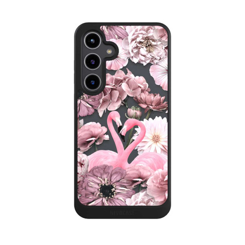 Samsung Galaxy S24+ NIVOcore Flamants roses en motif de fleurs