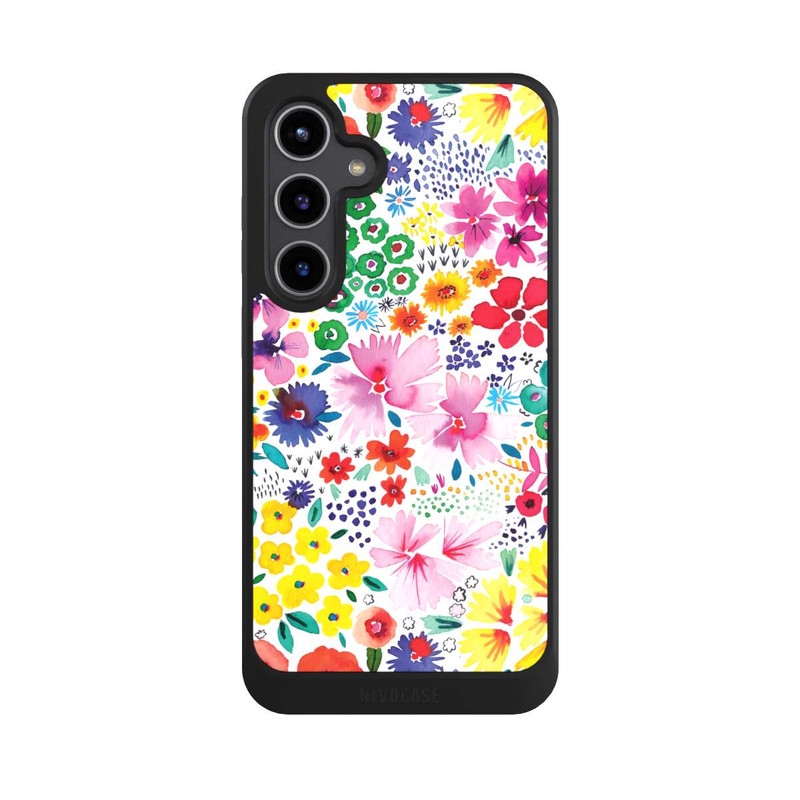 Galaxy S24 + NIVOcore Petites fleurs printanières astucieuses