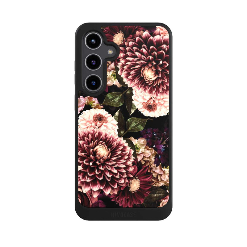 Galaxy S24 + NIVOcore Belles fleurs roses vintage