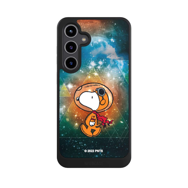 Galaxy S24 + NIVOcore Snoopy Voyageur de l'espace Vert