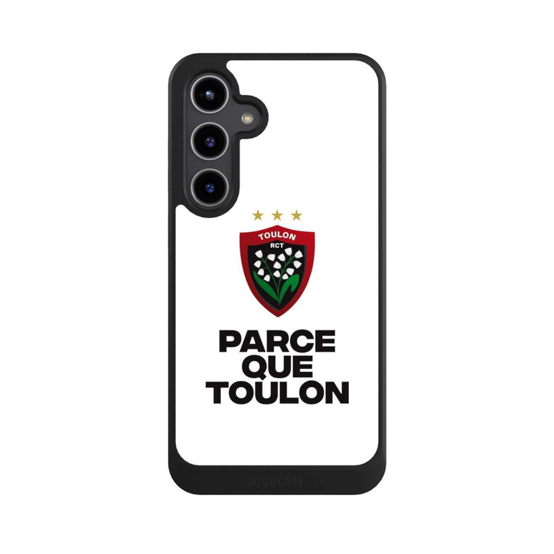 Galaxy S24 + NIVOcore Parce Que Toulon Blanc