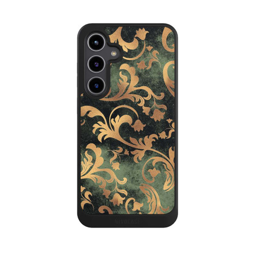 Samsung Galaxy S24+ NIVOcore Papier Peint Damassé Vert Foncé