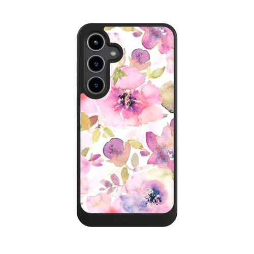 Samsung Galaxy S24+ NIVOcore Papier Peint Fleurs Roses