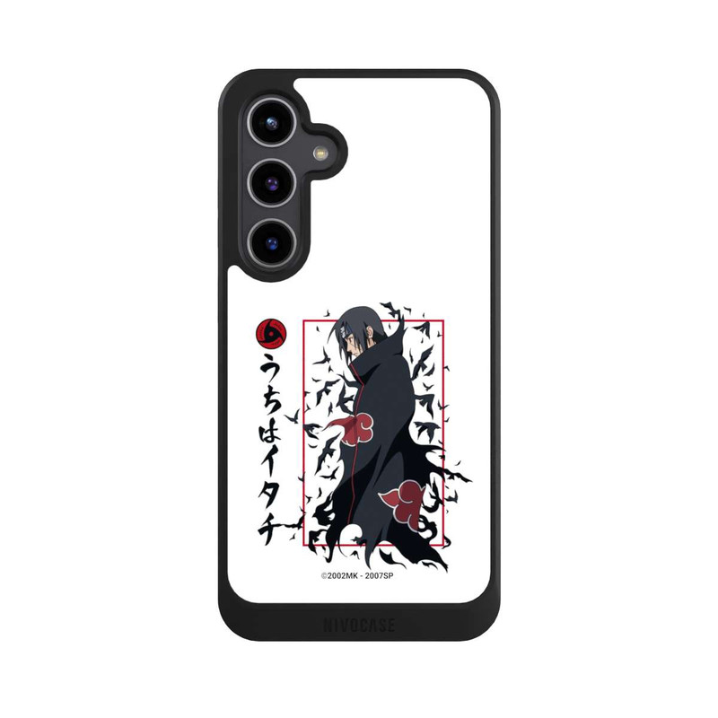 Galaxy S24 + NIVOcore Les corbeaux Itachi blanche