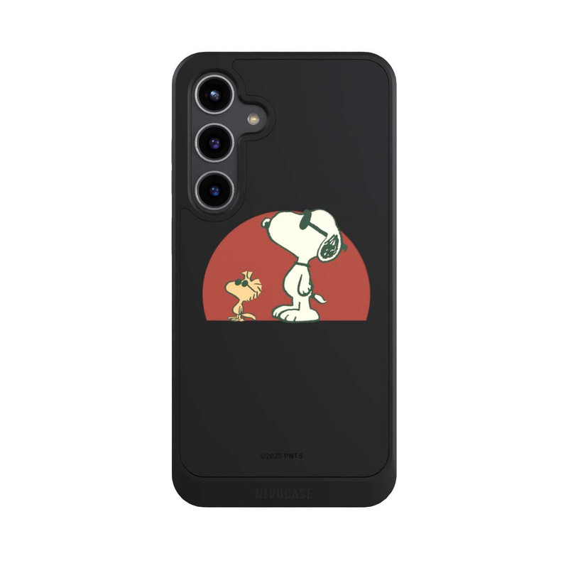 Galaxy S24 + NIVOcore Snoopy Woodstock Far Out transparent