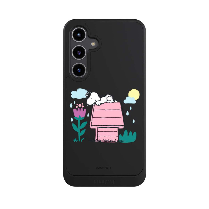 Galaxy S24 + NIVOcore Snoopy Chenil Printemps transparent