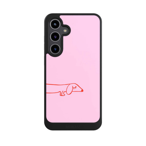 Samsung Galaxy S24+ NIVOcore Dachshund Illustration Pink