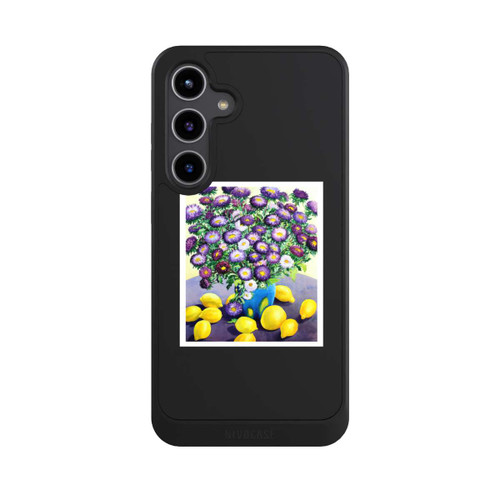 Samsung Galaxy S24+ NIVOcore Purple Asters and Lemons by Christopher Ryland