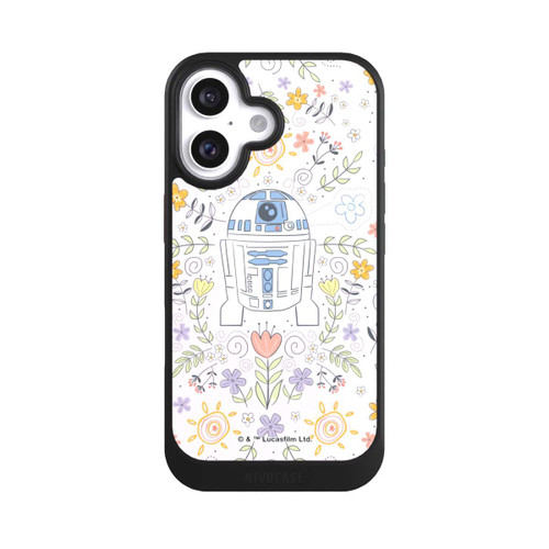 Apple iPhone 16 NIVOcore R2D2 Blumen Muster