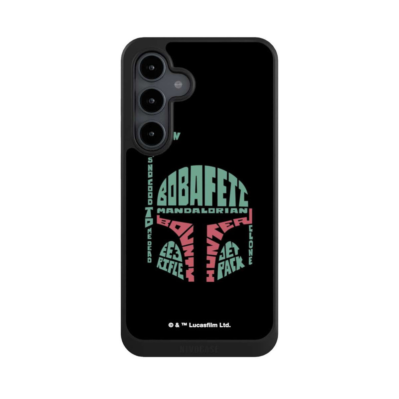 Galaxy S24 FE NIVOcore Boba Fett Typo Graphique