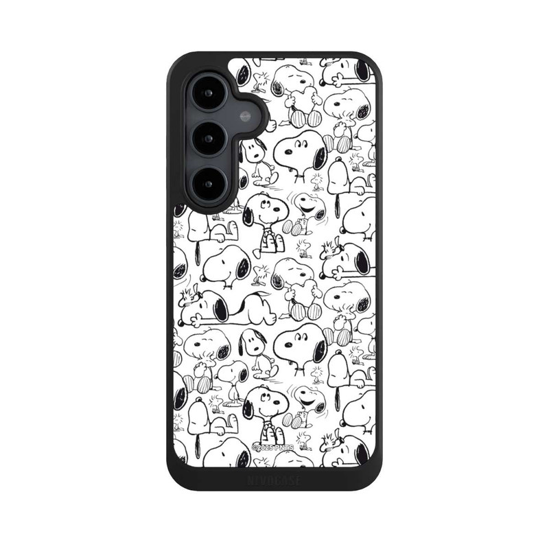 Galaxy S24 FE NIVOcore Classic Snoopy Pattern White