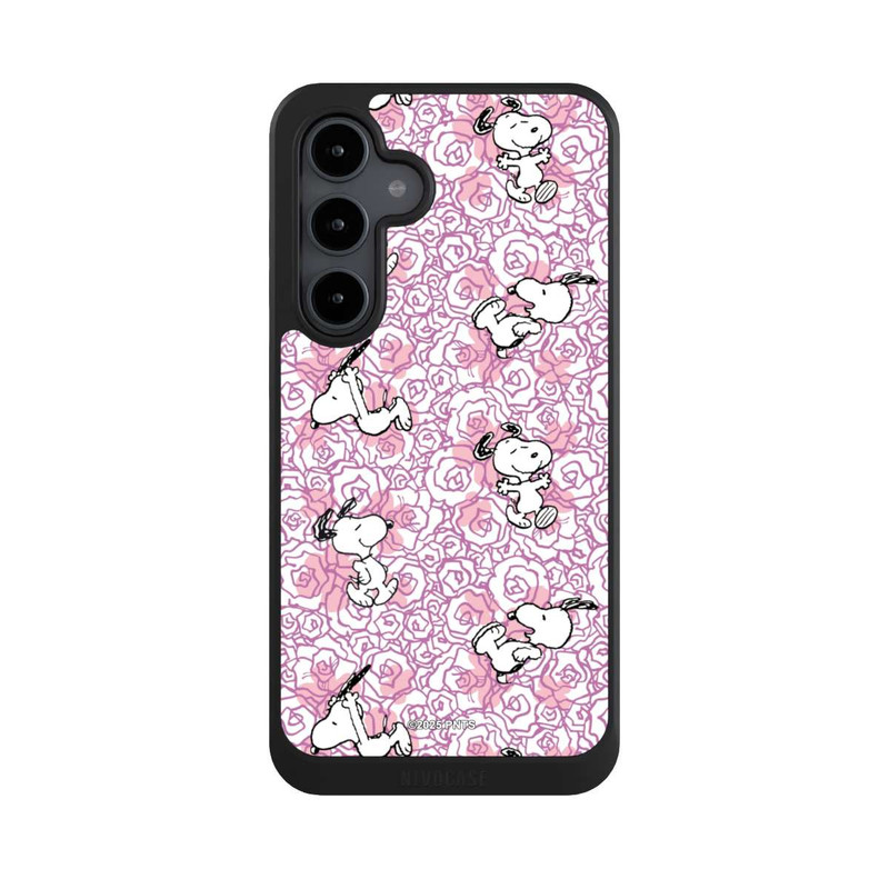 Galaxy S24 FE NIVOcore Peanuts Pink Roses Pattern