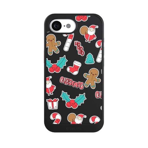 Apple iPhone 16e NIVOcore Christmas Pattern transparent