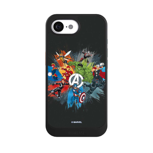 Apple iPhone 16e NIVOcore Marvel's Avengers Black
