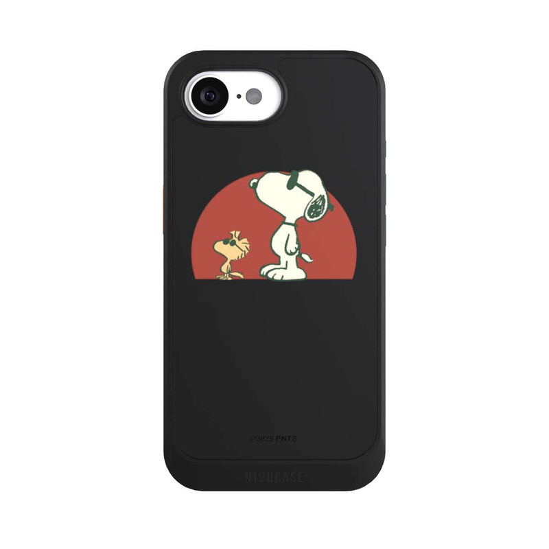 iPhone 16e NIVOcore Snoopy Woodstock Far Out transparent