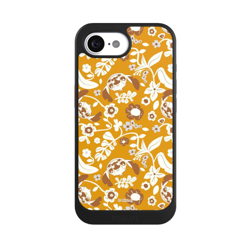 Apple iPhone 16e NIVOcore Stitch Floral Mustard Pattern