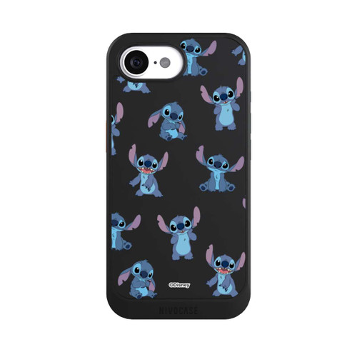 Apple iPhone 16e NIVOcore Stitch Faces Pattern Transparent