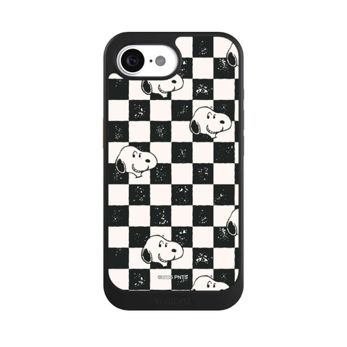 Apple iPhone 16e NIVOcore Snoopy Heads Checked Pattern