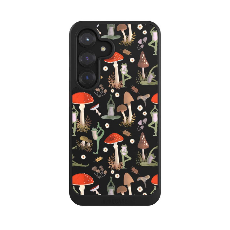 Galaxy S25 NIVOcore Yoga Frogs with Mushrooms