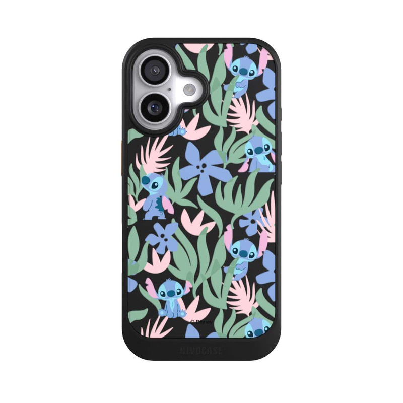 iPhone 17 NIVOcore Floral Pattern Stitch Transparent