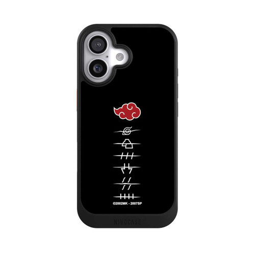 Apple iPhone 17 NIVOcore Akatsuki Member Symbols Black