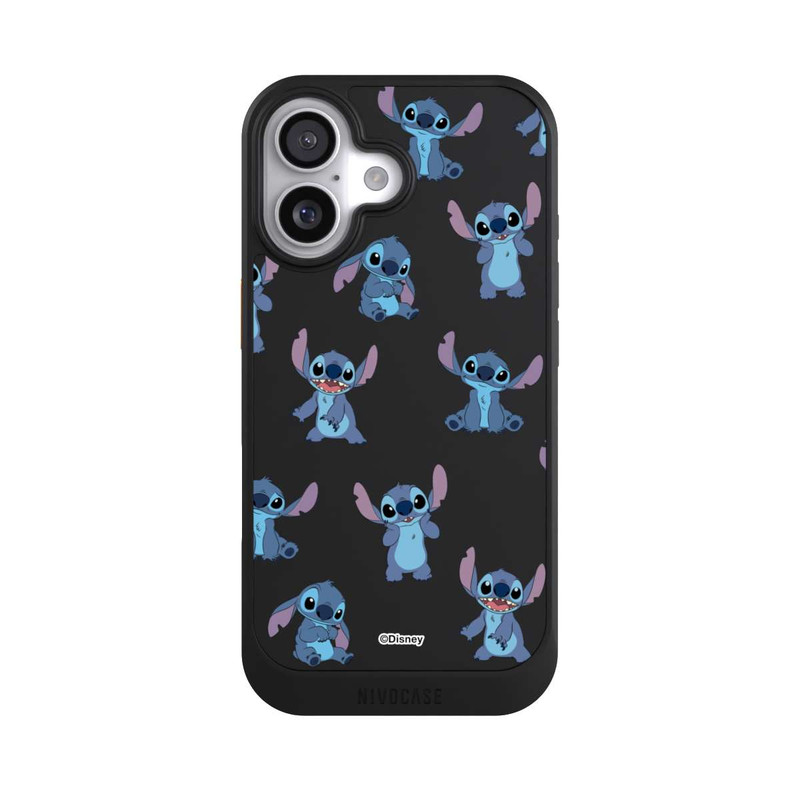 iPhone 17 NIVOcore Stitch Faces Pattern Transparent