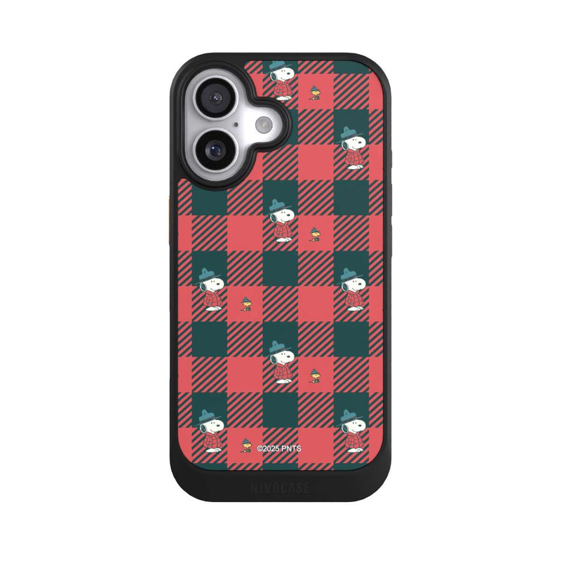iPhone 17 NIVOcore Peanuts Red Tartan Pattern