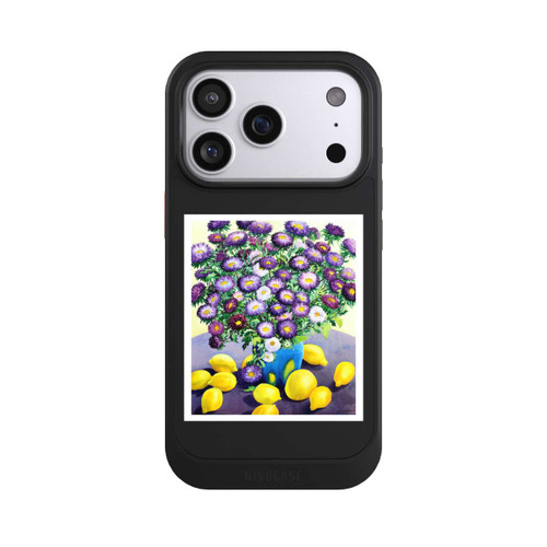 Apple iPhone 17 Pro NIVOcore Purple Asters and Lemons by Christopher Ryland