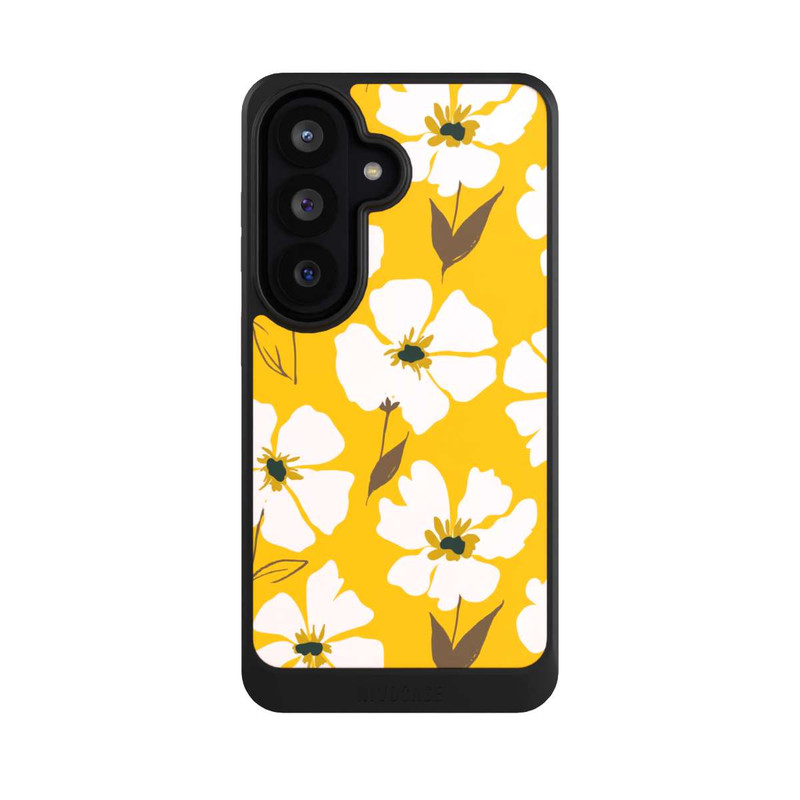 Galaxy S26 NIVOcore Flower meadow on yellow ocher